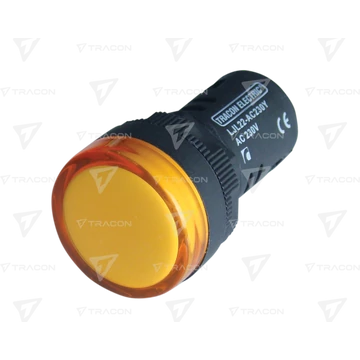 LED-es jelzőlámpa, sárga  LJL22-YE  TRACON