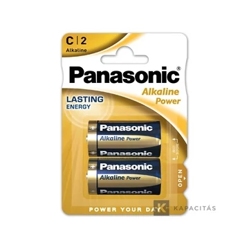 Panasonic LR14APB/2BP 1.5V C/baby tartós alkáli elem 2 db/csomag; az ár 1db -ra értendő                       