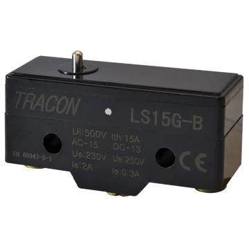 Helyzetkapcsoló, ütközős 1xCO, 2A/230V AC-15, 0,3A/250V DC-13 IP00 LS15G-B
