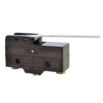 Helyzetkapcsoló, rugószáras 1xCO, 2A/230V AC-15, 0,3A/250V DC-13, 49mm, IP00 LS15GM-B