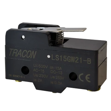 Helyzetkapcsoló, rugószáras 1xCO, 2A/230V AC-15, 0,3A/250V DC-13, 17mm, IP00 LS15GW21-B