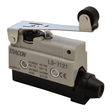 Helyzetkapcsoló, rugószáras-görgős 1xCO, 2A/230V AC-15, 0,3A/250V DC-13, 65mm, IP40 LS7121