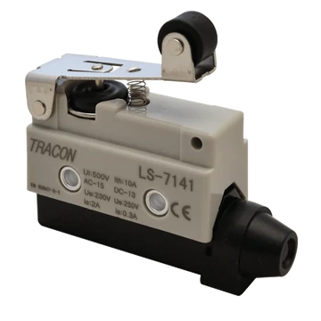 Helyzetkapcsoló, rugószáras-görgős 1xCO, 2A/230V AC-15, 0,3A/250V DC-13, 47mm, IP40 LS7141