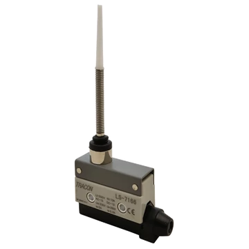 Helyzetkapcsoló, rugószáras-pálcás 1xCO, 2A/230V AC-15, 0,3A/250V DC-13, 86mm, IP40 LS7166