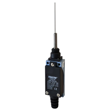 Helyzetkapcsoló, rugószáras (acél) 1xNO+1xNC, 2A/230V AC-15, 0,3A/250V DC-13, 97mm, IP65 LSME8169