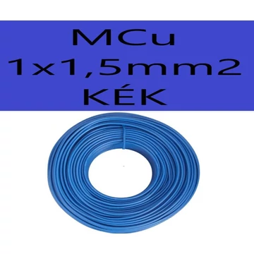 MCu 1,5mm kék H07V-U