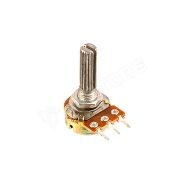 Potenciométer, 6mm tengely POM LIN 20K