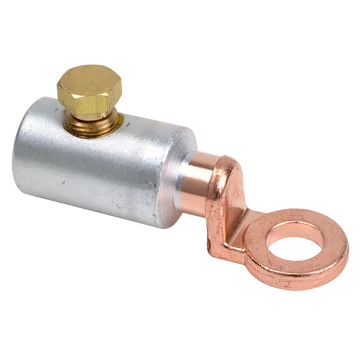 Szakadófejes csavaros réz-alumínium szemes csősaru 16-70mm2,2× M12 RA16-70CS12