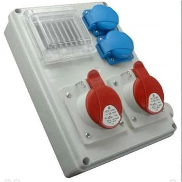 Ipari elosztótábla ROS-I 3200 A/S IP44 SEZ 2 DB 16A dugalj, 2 DB 32 A 4P dugalj, Üres ablak 4p