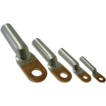 Szigeteletlen réz-alumínium szemes csősaru 70mm2, M12, (d1=11,5mm, d2=12,5mm) RA70-12
