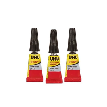 Pillanatragasztó - 3 x 1 g U45420 UHU