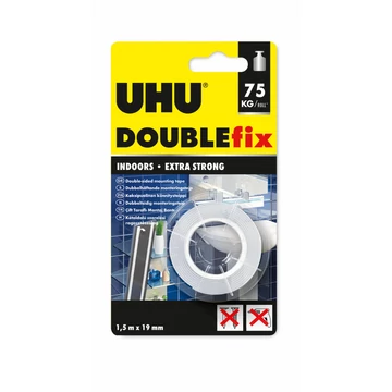 UHU Double Fix - kétoldalas ragasztószalg - 19 mm x 1,5 m U46855 UHU