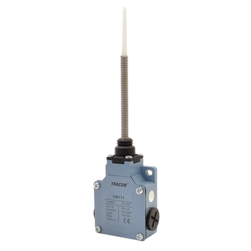 Helyzetkapcsoló, rugószáras (műanyag+acél) 1xNO+1xNC, 6A/230V AC-15, 0,3A/250V DC-13, IP66 VM171