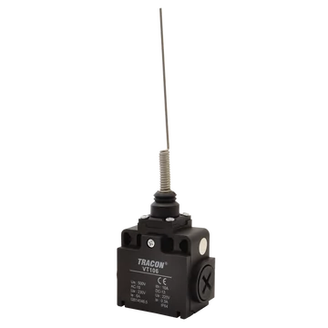 Helyzetkapcsoló, lengőkar-görgő 1xNO+1xNC, 6A/230V AC-15, 0,3A/250V DC-13, IP65 VT106