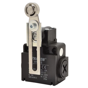 Helyzetkapcsoló, lengőkar-görgő 1xNO+1xNC, 6A/230V AC-15, 0,3A/250V DC-13, IP65 VT145