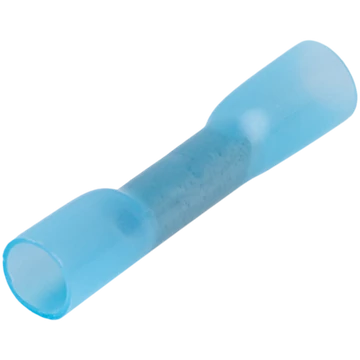 Zsugorodó szigetelésű toldóhüvely, elektrolitréz, kék 2,5mm2, (L=36,6mm, d1=2,6mm), PO ZSTHK