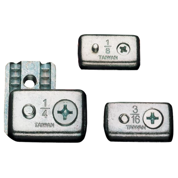 Sodronyszorító bilincs, acélmax, acél d=3mm (1/8coll), M3 AMAX3