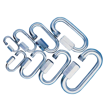 Karabiner, csavaros, acél d=4mm, 850N CSKARA4