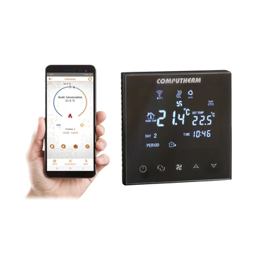 COMPUTHERM E300 FC Programozható digitális Wi-Fi fan-coil termosztát 2- és 4-csöves rendszerekhez