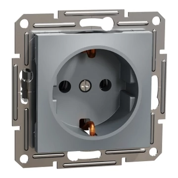 ASFORA 2P+F csatlakozóaljzat, csavaros, acél eph2900162