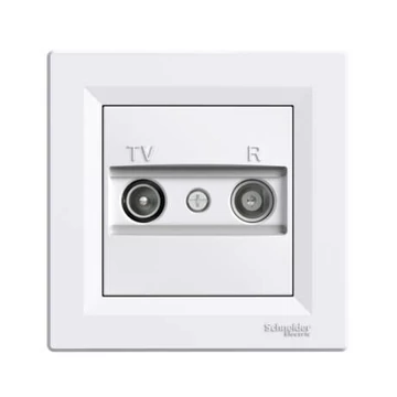 ASFORA TV/R aljzat, átmenő, 4 dB, fehér eph3300121