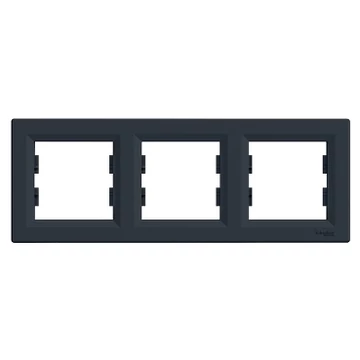 ASFORA Hármas keret, vízszintes, antracit eph5800371