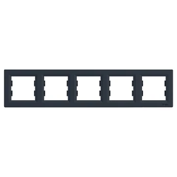 ASFORA Ötös keret, vízszintes, antracit eph5800571