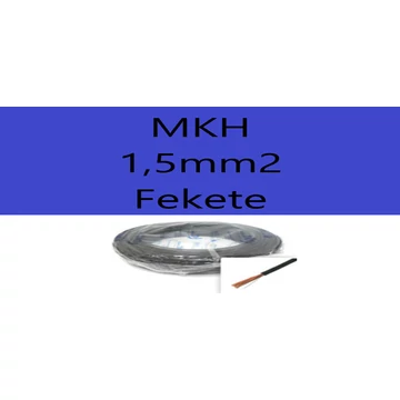 Mkh 1,5mm2 Fekete
