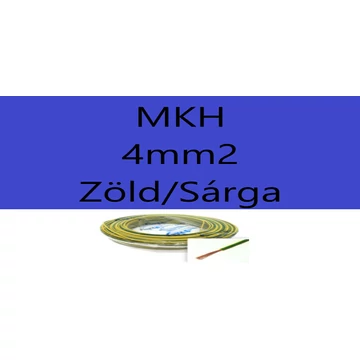 Mkh 4mm2 Zöld-Sárga