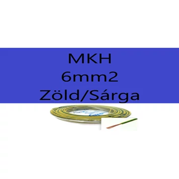 Mkh 6mm2 Zöld-Sárga
