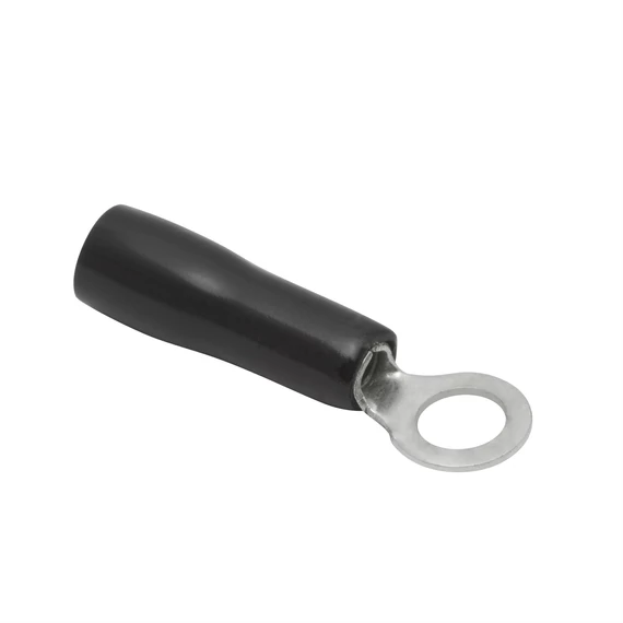Szigetelt gyűrűs saru, szemes saru 4mm, FEKETE 05404FK