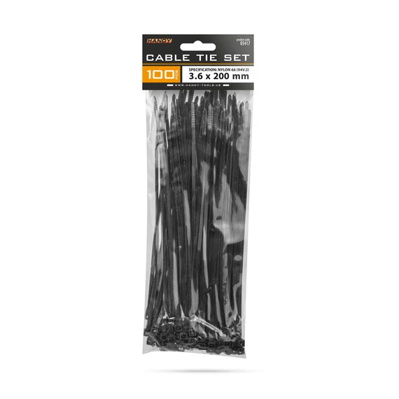 Vezetékkötegelő 200 x 3,6 mm 05417 HANDY