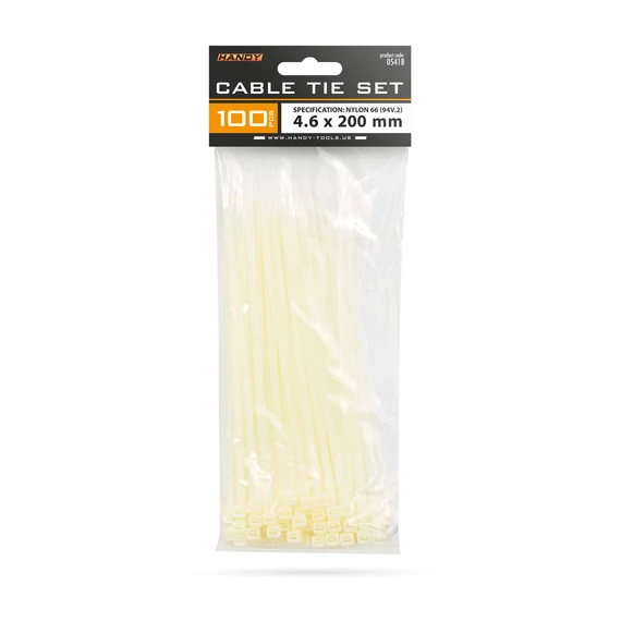 Vezetékkötegelő 200 x 4,6 mm 05418 HANDY