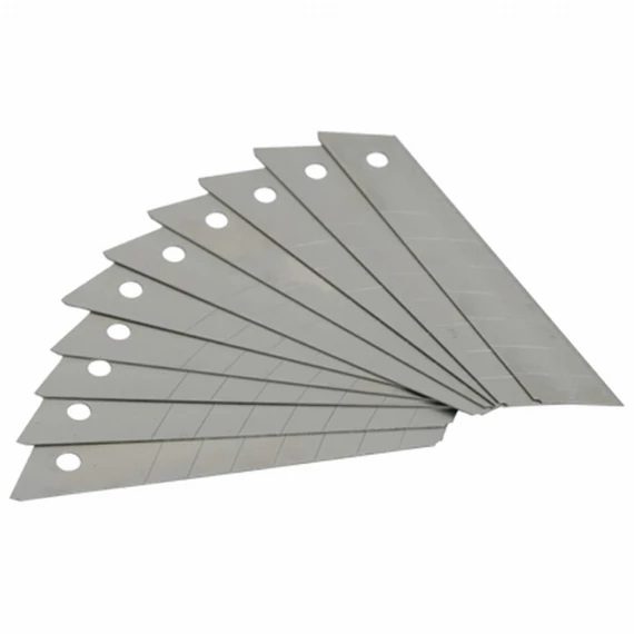 Penge tapétavágó késhez 18mm snitzer törhető penge /10 db/csomag/ Handy 10826