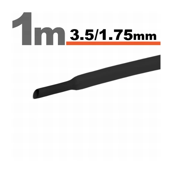 Zsugorcső 11021F FEKETE