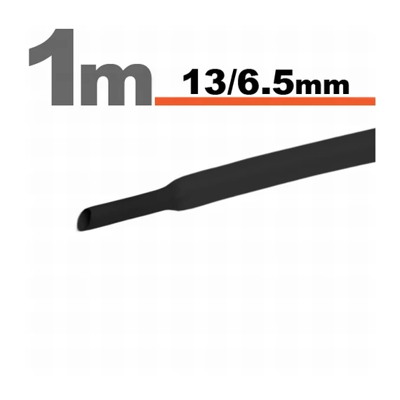 Zsugorcső 11024F FEKETE