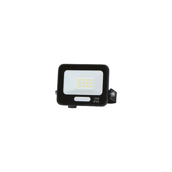 Optonica LED reflektor 10W 900lm 4000K fekete IP65 15817