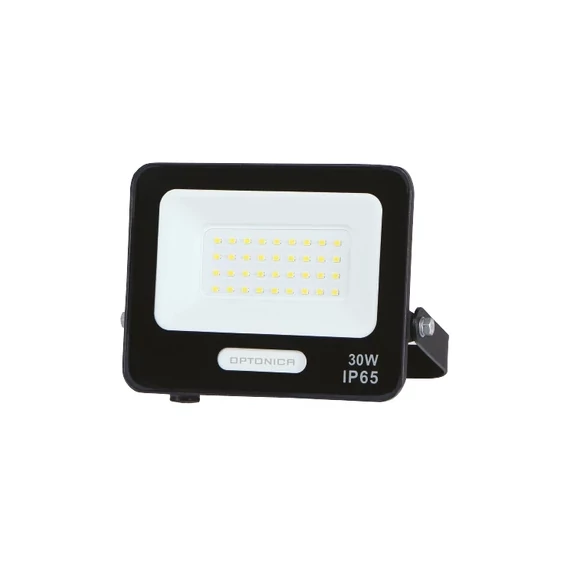 Optonica LED reflektor 30W 2700lm 4000K fekete IP65 15823