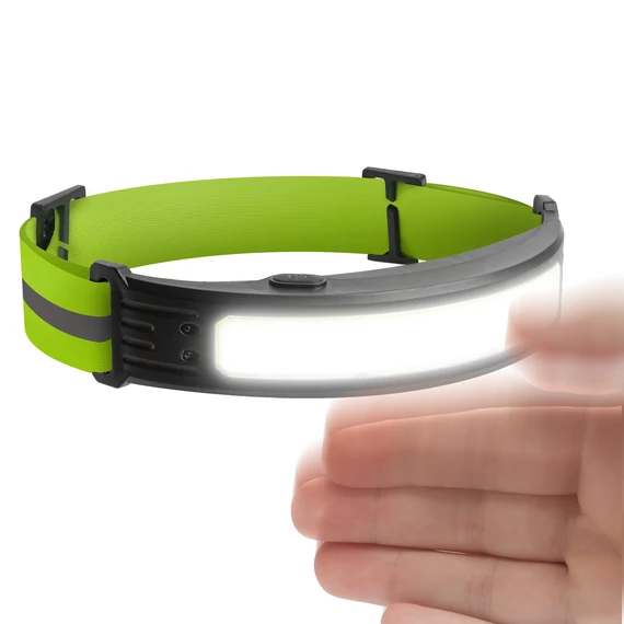 Fejlámpa gesztusvezérléssel - piros / fehér COB LED - 800 mAh akkumulátor - IP54 GLOBIZ Phenom 18583