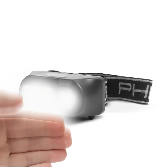 Fejlámpa COB+XPE LED-es fejlámpa - mozgásérzékelővel - akkumulátorral  Phenom 18616A