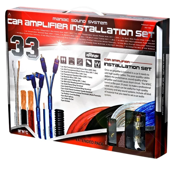 Autó Hi-Fi kábelszett 20196 Globiz