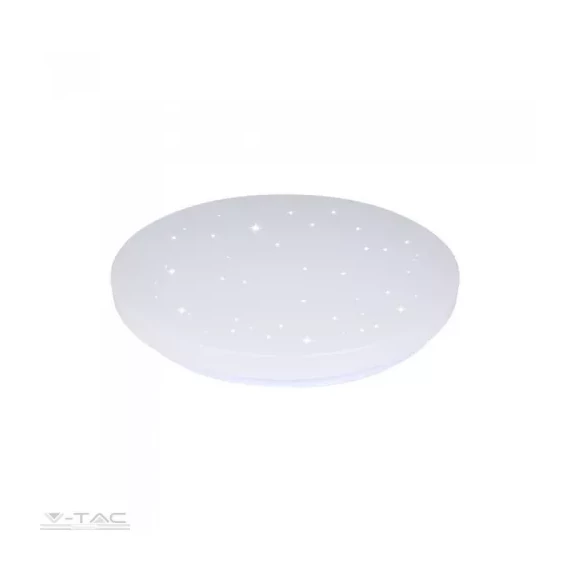 24W LED csillogó búrás kör mennyezeti lámpa állítható színhőmérséklet - 217606 V-TAC