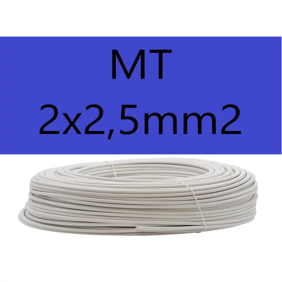 MT 2x2,5mm kábel H05VV-F