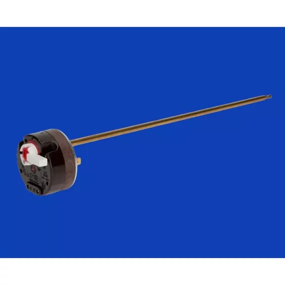 Olasz hőmérséklet szabályozó+korlátozó kallantyús (piros gomb) 74/92°C   3011-30