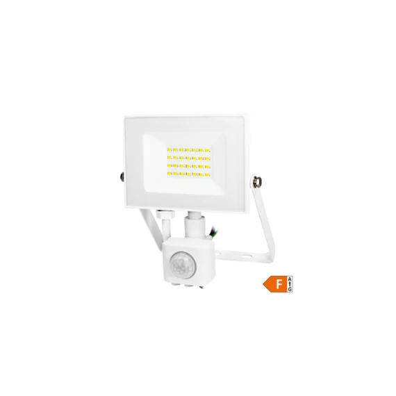 COMMEL led reflektor. 20w. 4000k. 1600lm. ip44. mozgásérzékelővel. fehér                                      