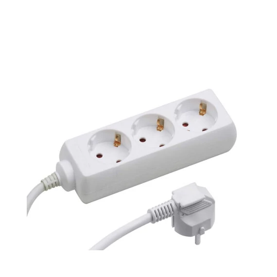 Anco 3-as hálózati elosztó 3m hosszabbító H05VV-F 3x1,5 mm2 321153