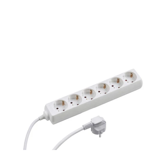 Anco hálózati elosztó 6-os 5m H05VV-F 3x1,5 mm2 321161