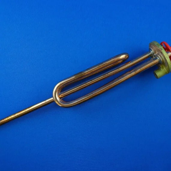 Bojler fűtőbetét 1200W hosszú csonkos olasz ovál alaplaphoz anód tartós gyári alk  36695