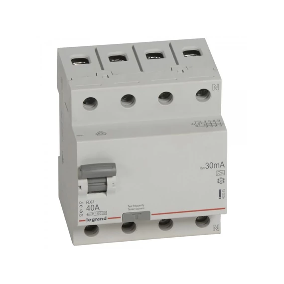 LEGRAND RX3 áram-védőkapcsoló 4P 40A 30mA A-type 402075 Fi-relé