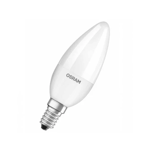 Osram LED izzó gyertya E14 4,9W 4000K természetes fehér 470 lumen C35 42502